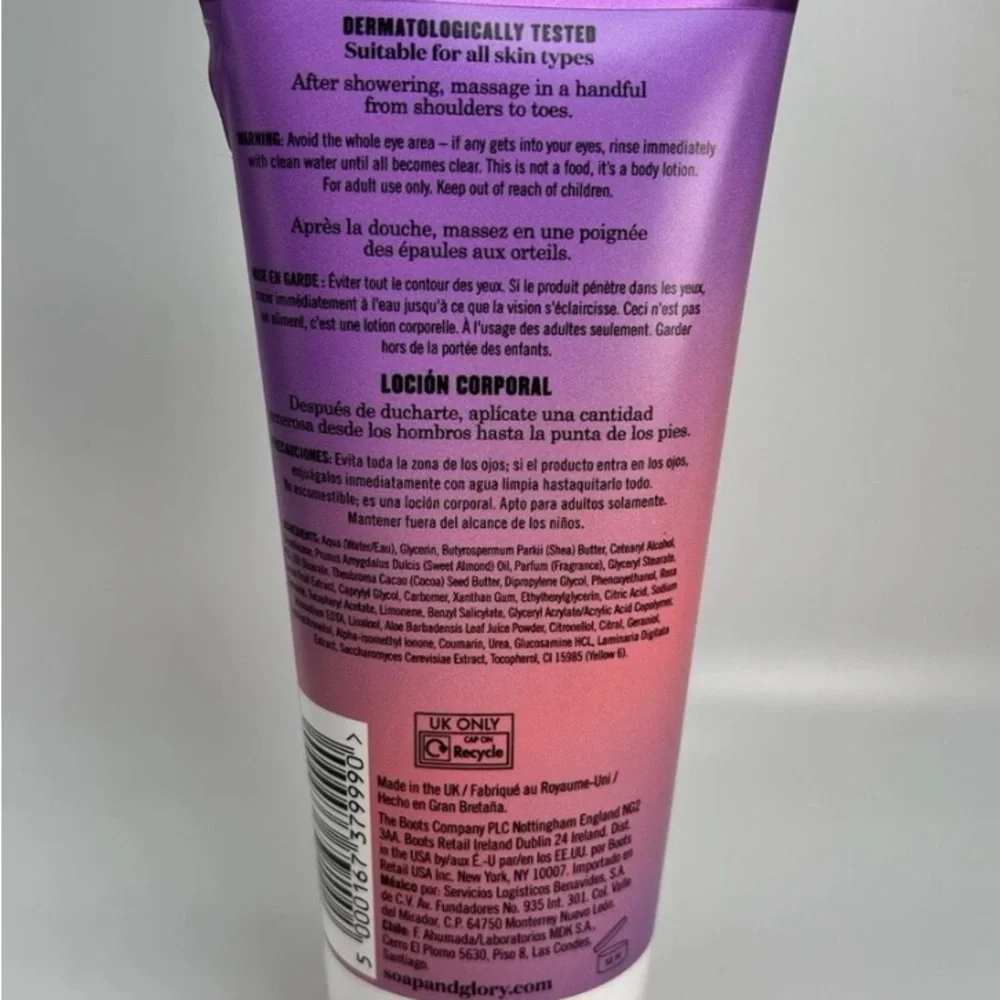 Soap & Glory Fresh As Fig LIMITED EDITION Body Lotion 8.4 fl oz